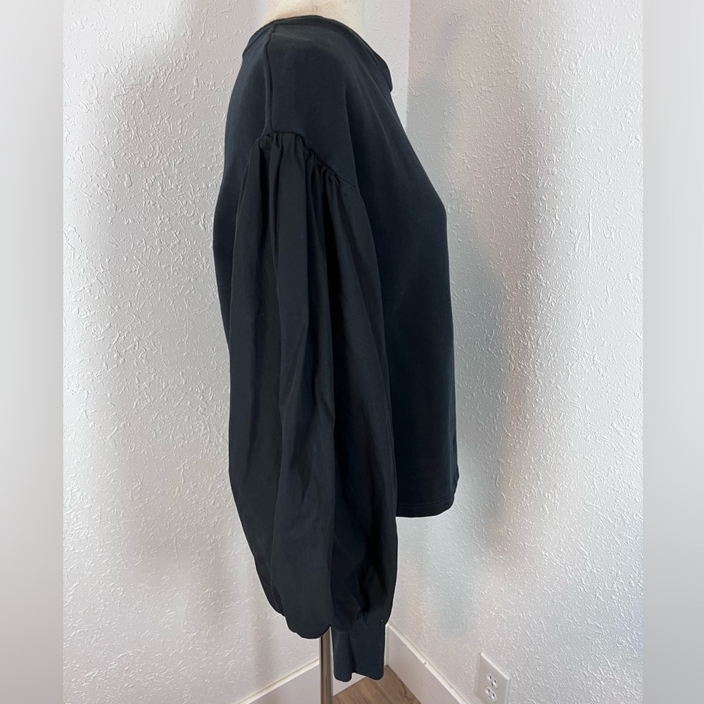 CLEAR-OUT Zara Ballon Sleeve 100% Cotton Sweatshirt - Picture 2 of 6